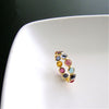 #4 Confetti Ring - Tourmaline Stacking Ring