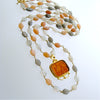 #1 Castelmezzano Necklace - Multi Moonstone Venetian Glass Intaglio