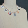 Natural Pink Cultured Pearls & Victorian MOP Love Tokens - Por Toi, Mon Amour (For You, My Love)