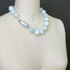Matte Aquamarine Choker Necklace - Les Tresors de la Mer II Necklace