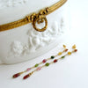 #4 Candice Earrings - Watermelon Tourmaline Garnet Duster Earrings