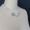 #7 Francesca Necklace - Aquamarine Morganite Beryl Opal