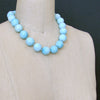 Naco Turquoise Choker Necklace Mother-of-Pearl Opal Inlay Toggle - Charlene III Necklace