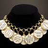 Scrimshaw Opera/Theatre Token Necklace - Cherish Necklace