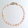 #1 Dahlia III Necklace - Morganite Beryl Pink Zircon MOP Opal Necklace