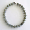 #2 Harper Choker Necklace - Gray Monstone Natural Topaz
