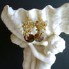 #2 Irielle IV Earrings - Ammonite Moss Aquamarine Citrine Topaz Zircon Hessonite