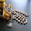 #2 Lynnette Necklace - Champagne Mystic Moonstone Sterling Lions Paw Amulet