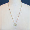 #4 Le Papillon III Necklace - 18k Gold Tourmaline Butterfly Necklace