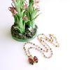 #3 Le Papillion Necklace - Tourmaline Watermelon Tourmaline Butterfly