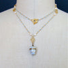 #9 Brezza Dolce III Necklace - Enamel Egg Vinaigrette Chalcedony Pearls