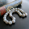 #4 Harper Choker Necklace - Gray Monstone Natural Topaz