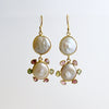 #1 Daisy Afghan Tourmaline Pearl Drop Earrings