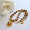 #4 A Abagail Necklace - Brown Moonstone Sardonyx Cameo Pendant