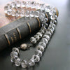 #9 Tessa Necklace - Tourmilated Quartz Polki Diamond Clasp Necklace