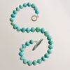 #2 Amanda Choker Necklace - Amazonite With Abalone Inlay Toggle