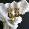 #2 Iriele V Earrings - Ammonite Citrine Topaz Labradorite