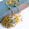 #3 Rosalie Necklace - Citrine Apatite Chatelaine Perfume Bottle Necklace