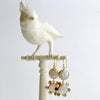 #2 Daisy Tourmaline Pearl Drop Earrings