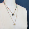 #5 Le Papillon III + IV Necklaces - 18k Gold Tourmaline Butterfly Necklace