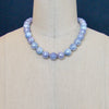#5 Violet Necklace - Mystic Lavender Moonstone Choker Necklace