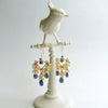 #3 Laudine Earrings - Tanzanite Opal Cluster Chandelier Earrings