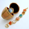 #3 Castelluccio Intaglio Cameo Bracelet - Venetian Glass Intaglios Cameos