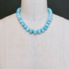 #7 Amanda Choker Necklace - Amazonite With Abalone Inlay Toggle
