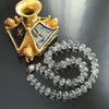 12 Days of Christmas - Tourmilated Quartz & Polki Diamond Matinee Necklace - Tessa II