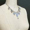 12 Days of Christmas - Kyanite, Delft Blue Beads & Gold Vermeil - Bluebelle Necklace V