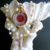 #3 Capraia Sailors Valentine Necklace - Pink Sapphires Pearls