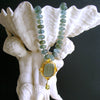 #2 Lissone Necklace - Sapphires Citrines Venetian Glass Intaglio