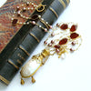 #4 Guinevere II Necklace - Garnet Pearls Chatelaine Pearl Scent Bottle