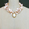 #7 Shell of an Idea IV Necklace - 14k Gold Angelskin Coral Cameo Shells