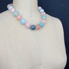 #6 Fontanne III Necklace - Beryl Aquamarine Kunzite Opal MOP Toggle Clasp