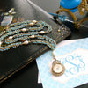 #4 Lilah Lovers Eye Necklace - Turquoise Pearls