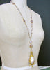 #7 Guinevere III Necklace - Ametrine Amethyst Mother of Pearl Scent Bottle