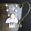 #7 Amorette Necklace - Pink Shell Cherub Angel Necklace