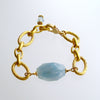 #2 Brynn Bracelet - Aquamarine Link Bracelet