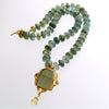 #1 Lissone Necklace - Sapphires Citrines Venetian Glass Intaglio