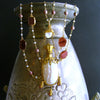 #3 Guinevere II Necklace - Garnet Pearls Chatelaine Pearl Scent Bottle