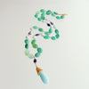 Chrysoprase Oval Nuggets Peruvian Blue Opal Kyanite Necklace - Molly III Necklace