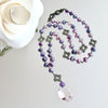Lavender Moonstone Kunzite Pendant Necklace - Kirstyn Necklace