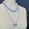 #7 Violet Necklace - Mystic Lavender Moonstone Choker Necklace