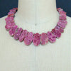 #7 Cherie Necklace - Pink Cobalto Pink Sapphires Druzy Necklace