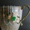 #3 Medusa Necklace - Venetian Glass Medusa Turquoise