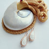 Lava Stone Intaglio/Cameo Earrings Rose Gold Vermeil - Gaeta Earrings