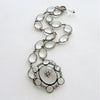 #1 Claire Necklace - Rock Crystal Victorian Silver Paste Pendant