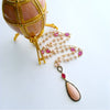 #4 Lisette Necklace - Peruvian Pink Opal Pink Sapphire Diamonds Necklace