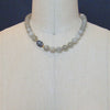 Gray Moonstone Choker Necklace - Harper II Necklace